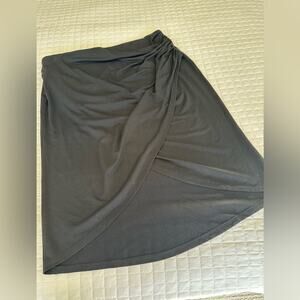 Open Edit Midi faux wrap skirt, size XL